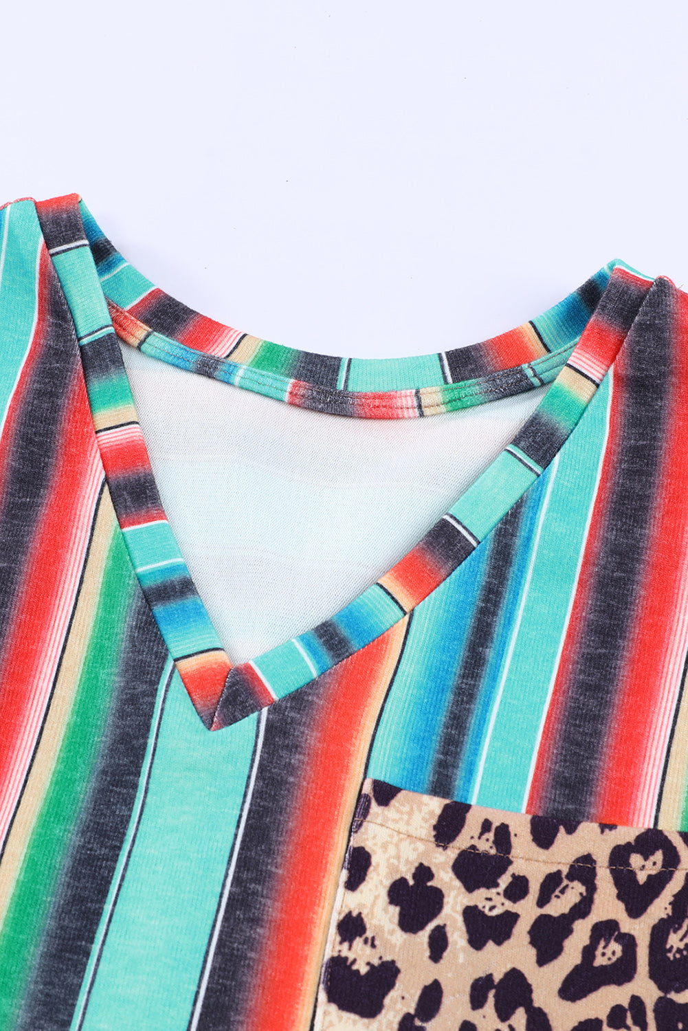 Rainbow Stripe Pocket Patch Tank Rainbow Stripe Pocket Patch Tank